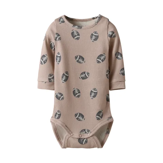 Name It Solution Romper - Maat 68 - Mushroom