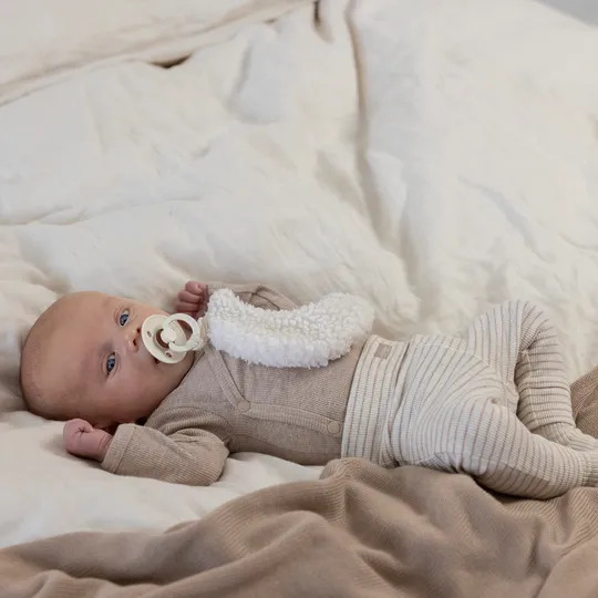 Feetje The Magic is in You Rib Broek - Streep - Taupe Melange