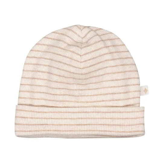 Feetje The Magic is in You Rib Muts - Streep - Taupe Melange