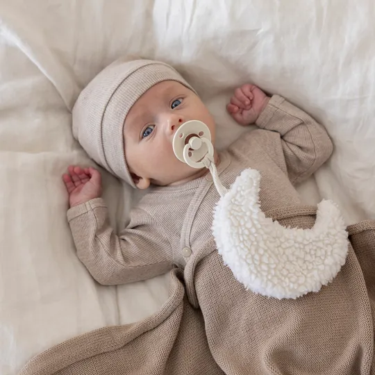 Feetje The Magic is in You Rib Muts - Taupe Melange