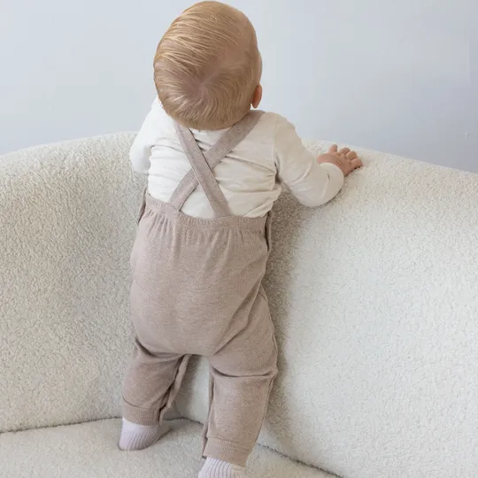 Feetje The Magic is in You Rib Tuinbroek - Taupe Melange