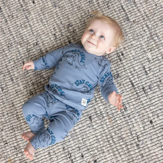 Feetje Willy Walrus Pyjama - Blauw