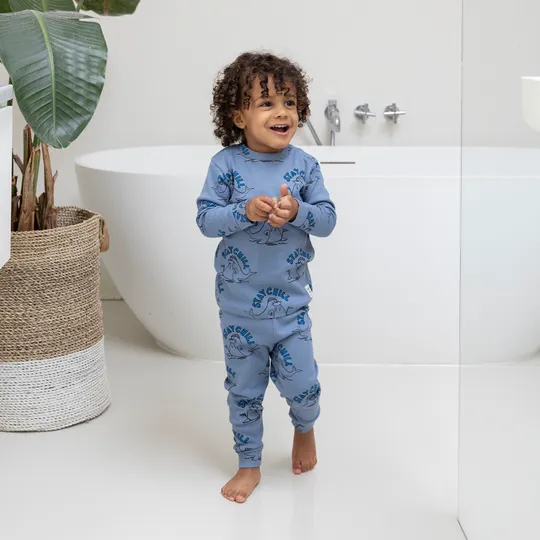 Feetje Willy Walrus Pyjama - Blauw