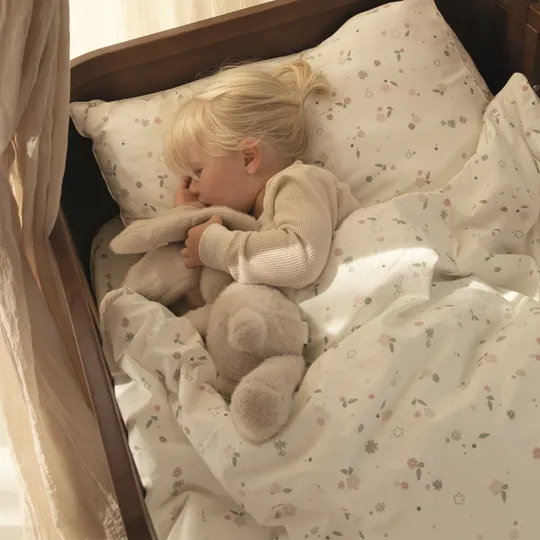 Witlof For Kids Vintage Flowers Dekbedovertrek