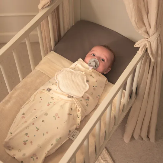 Witlof For Kids Vintage Flowers Slaapzak Wrapper - 0-3 Maanden