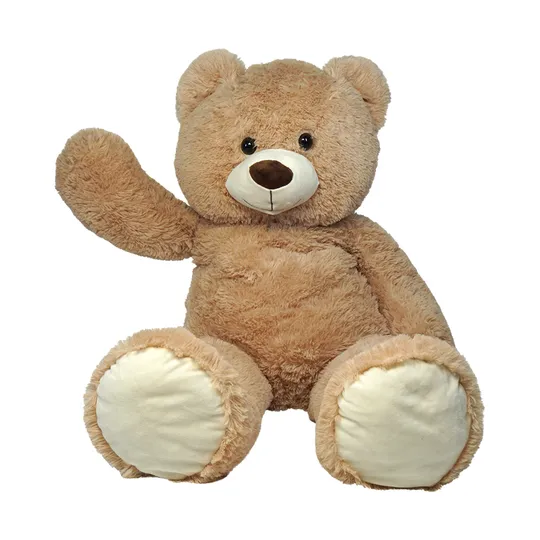 JollyPlush Knuffelbeer - 100 cm - Lichtbruin