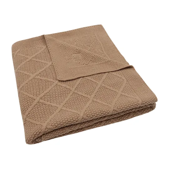 Jollein Check Knit Wiegdeken - 75 x 100 cm