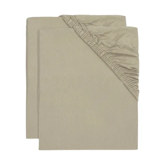 Jollein Jersey Hoeslaken 60x120 Cm 2 Pack