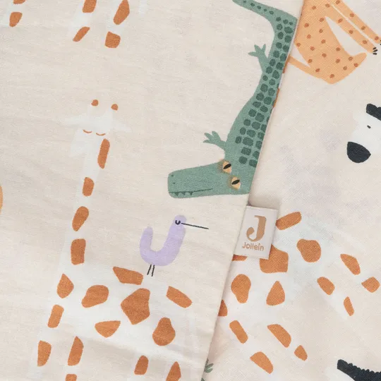 Jollein Dekbedovertrek - Jungle Jambo - 100 x 140 cm