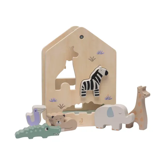 Jollein Jungle Jambo Vormenstoof - Hout