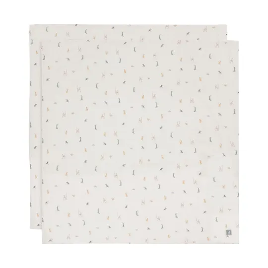 Jollein Jungle Jambo Large Multidoek - 2 Pack - 115 x 115 cm - Hydrofiel