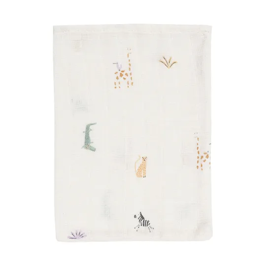 Jollein Jungle Jambo Washandje - 3 Pack - 15 x 20 cm - Hydrofiel