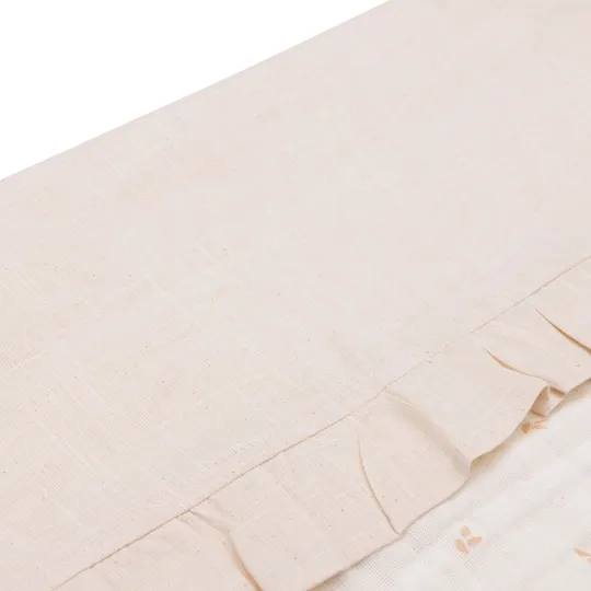 Jollein Ledikantlaken Ruffle Natural 120 x 150 cm