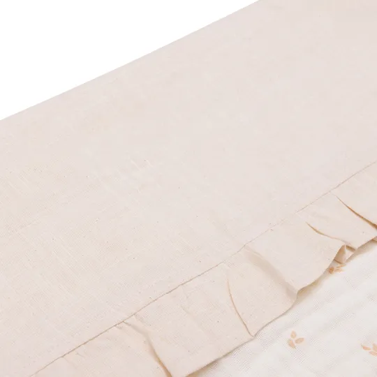 Jollein Wieglaken Ruffle Natural 75  x 100 cm