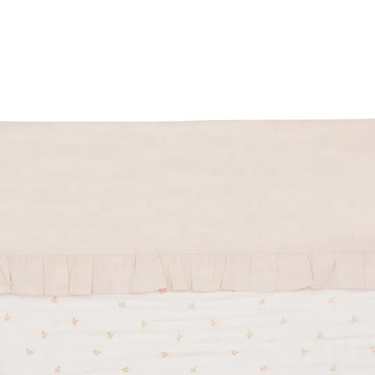 Jollein Wieglaken Ruffle Natural 75  x 100 cm