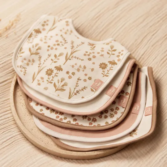 Jollein Slab Jersey Waterproof - Bloomy - 5 Stuks