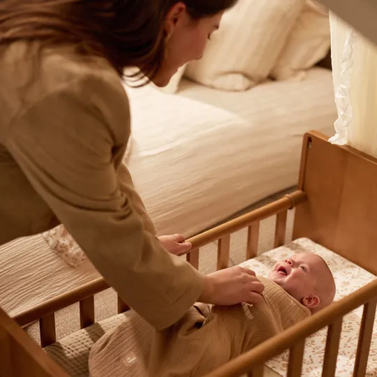 Jollein Slaapzak Wrapper 0-3 maanden Ajour - Biscuit