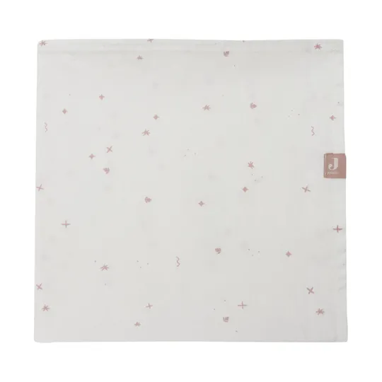 Jollein Twinkling Ledikantlaken - 120 x 150 cm - Wild Rose