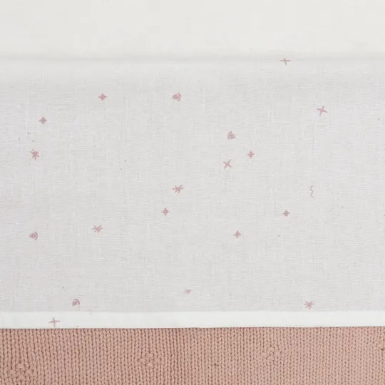 Jollein Twinkling Ledikantlaken - 120 x 150 cm - Wild Rose