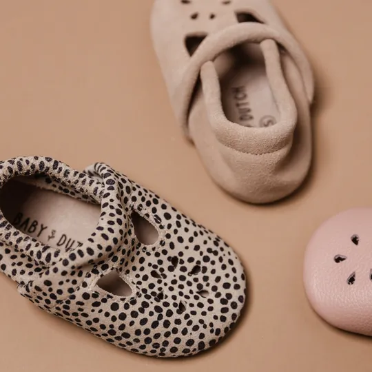 Baby Dutch Babyshoes Juna Speckle Suede