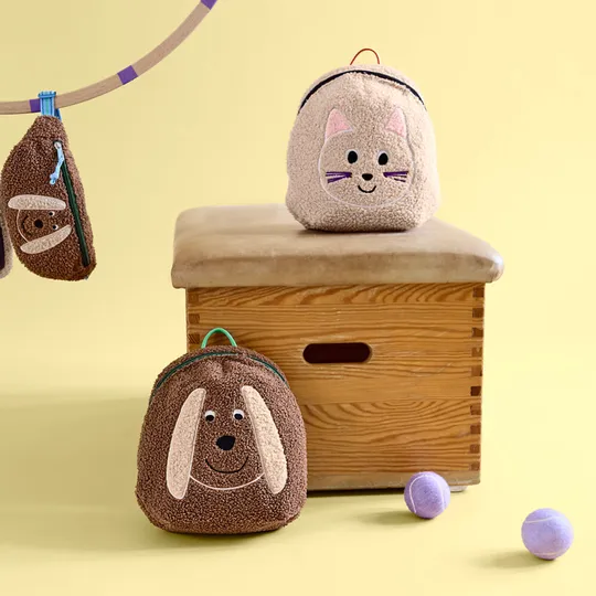 Lässig Kids Rugzak - Team Cat - Beige