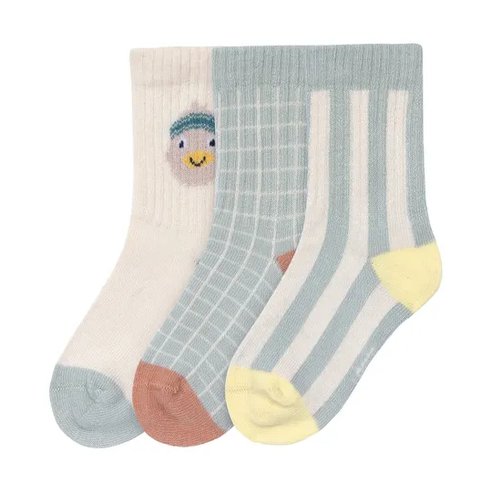 Laessig Tennis Socks 3 pcs GOTS Duck