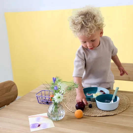 Lässig Tiny Team Dog Bord - Siliconen - Blauw