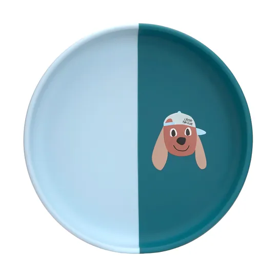 Lässig Tiny Team Dog Bord - Siliconen - Blauw