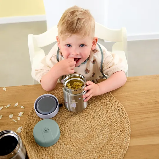 Lässig Tiny Team Dog Food Jar - Groen