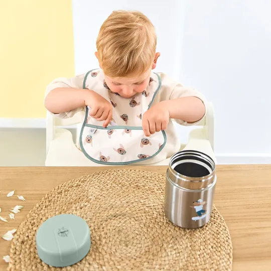 Lässig Tiny Team Dog Food Jar - Groen