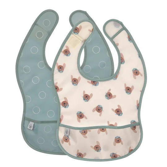 Lässig Tiny Team Dog Slab Lichtgewicht - 2 Stuks - Groen/Blauw 