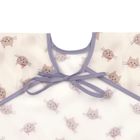 Lässig Tiny Team Cat Slab Met Mouwen - 2 Stuks - Paars