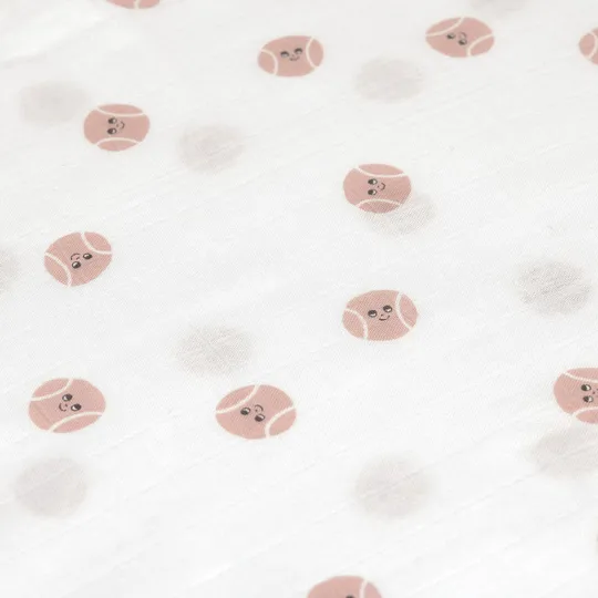 Lässig Tiny Team Swaddle - 3 Stuks - 80 x 80 cm - Heavenly Soft - Pastel Lilac