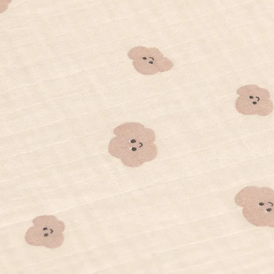 Lässig Tiny Team Swaddle & Burp Doeken - 3 Stuks - 60 x 60 cm - Mushroom 