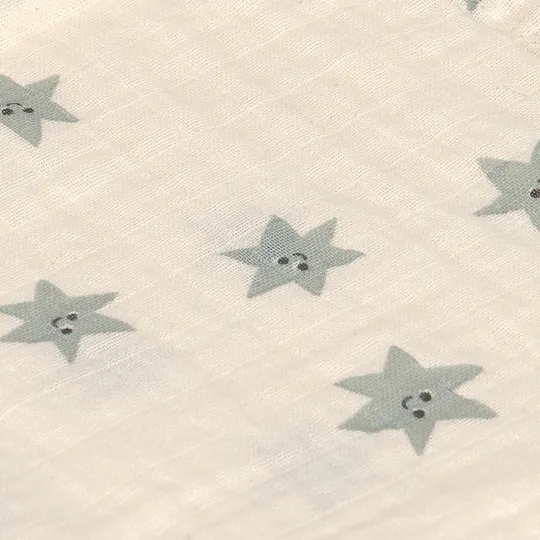 Lässig Tiny Team Swaddle & Burp Doeken - 3 Stuks - 60 x 60 cm - Granite Green