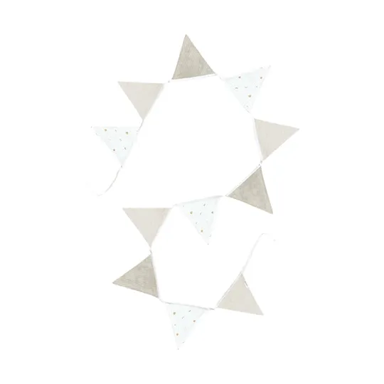 Kidslabel Vlaggenlijn Beige