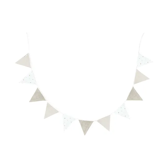 Kidslabel Vlaggenlijn Beige