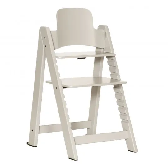 Kidsmill Up! Kinderstoel Incl. Kunststof Babyset Zwart - Beuken Oatmeal