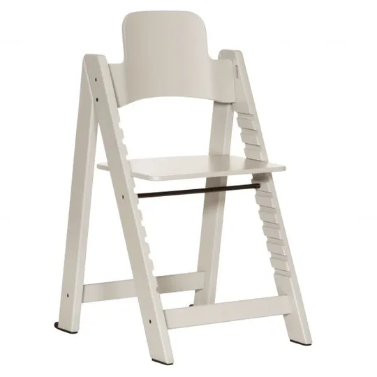 Kidsmill Up! Kinderstoel Incl. Kunststof Babyset Zwart - Beuken Oatmeal