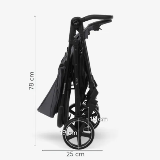 Kikkaboo Alexa Buggy - Zwart