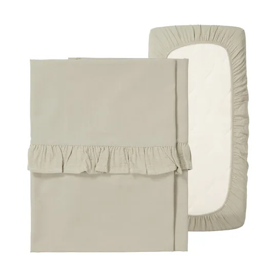 Koeka Wieglaken En Hoeslaken Set Ruffle Faro