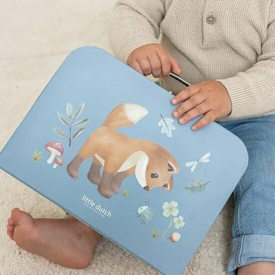 Little Dutch Kofferset Forest Friends blue