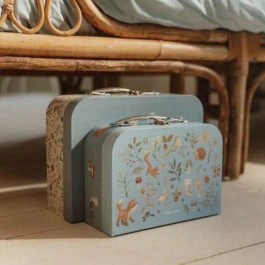 Little Dutch Kofferset Forest Friends blue