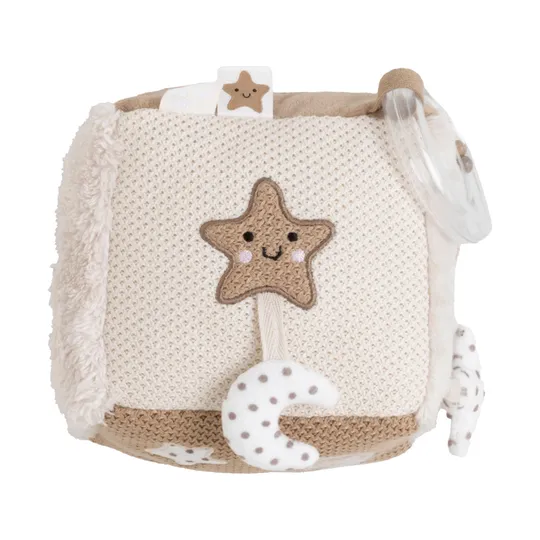 Baby's Only Heaven Activiteiten Kubus - Clay/Warm Linen 