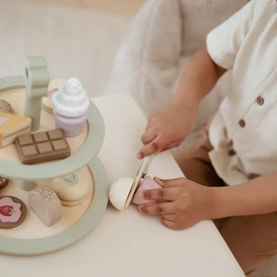 Little Dutch Etagère Met Gebak – Hout