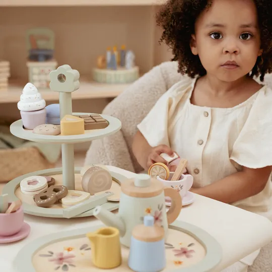 Little Dutch Etagère Met Gebak – Hout