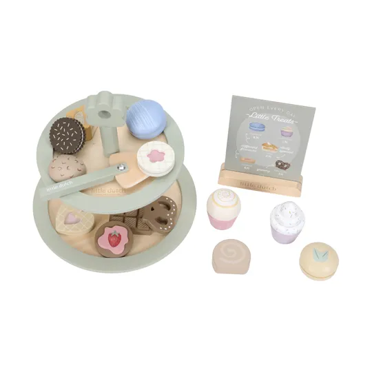 Little Dutch Etagère Met Gebak – Hout