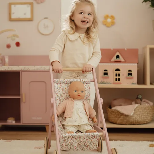 Little Dutch Poppenbuggy – Hout