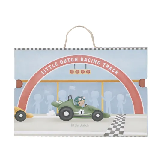 Little Dutch Speelkoffer Racebaan - Hout