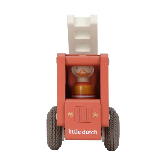 Little Dutch Brandweerwagen Inclusief Pegdoll – Hout